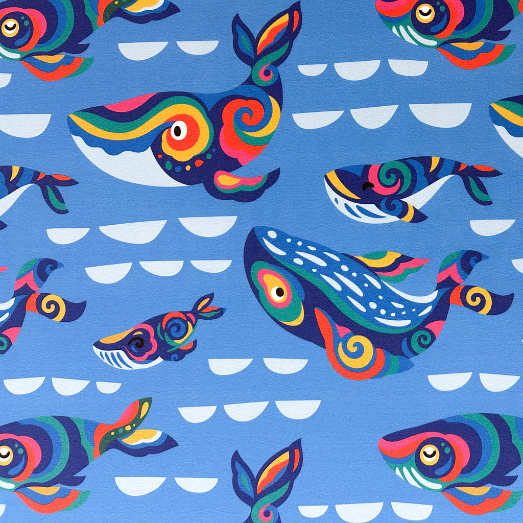 Colourful Whales