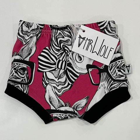 SALE - Shortie Cerise Zebra