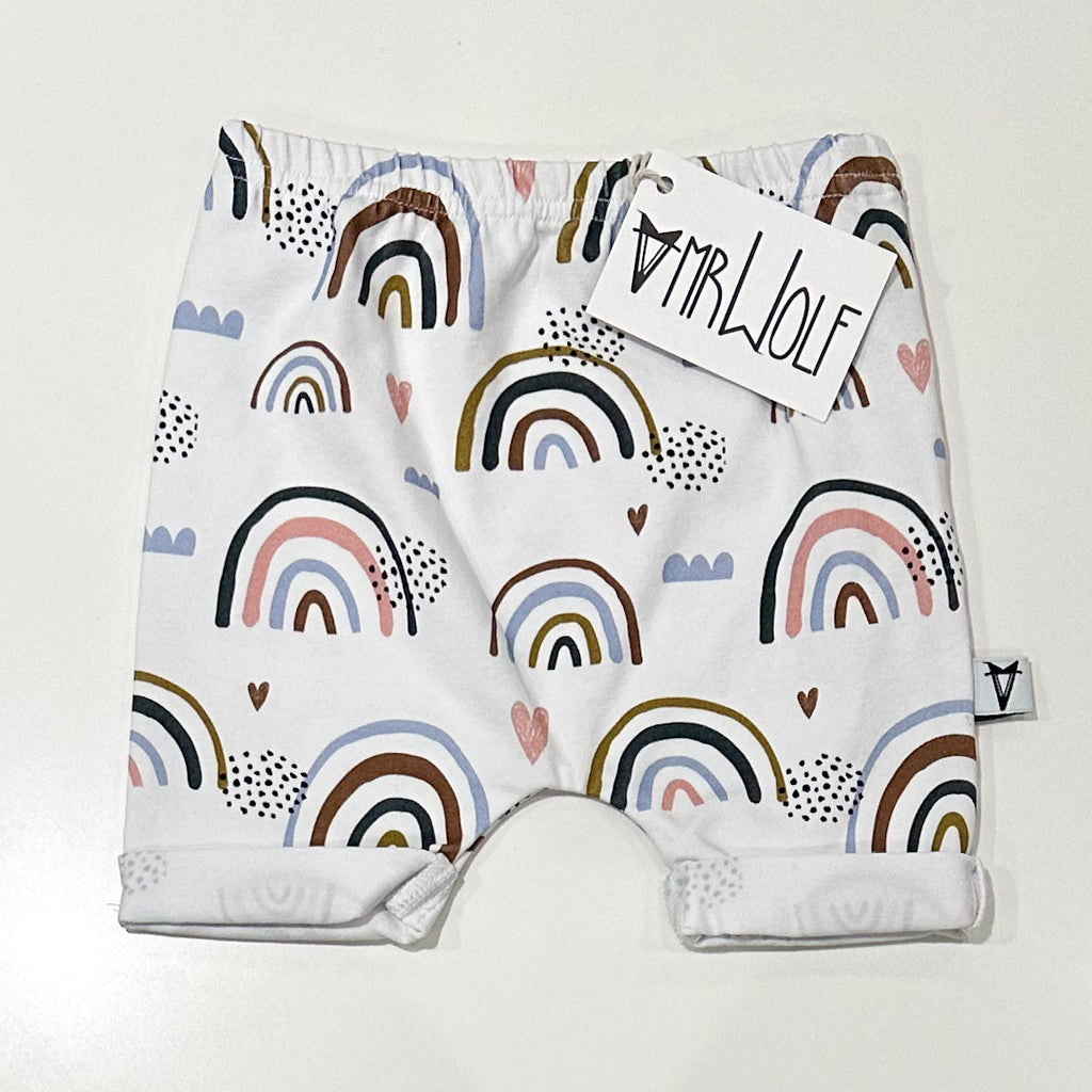 SALE - Rainbows & Hearts Short